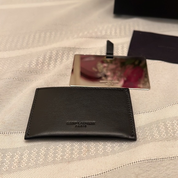 New Saint Laurent Card Case and mirror black - Picture 4 of 8